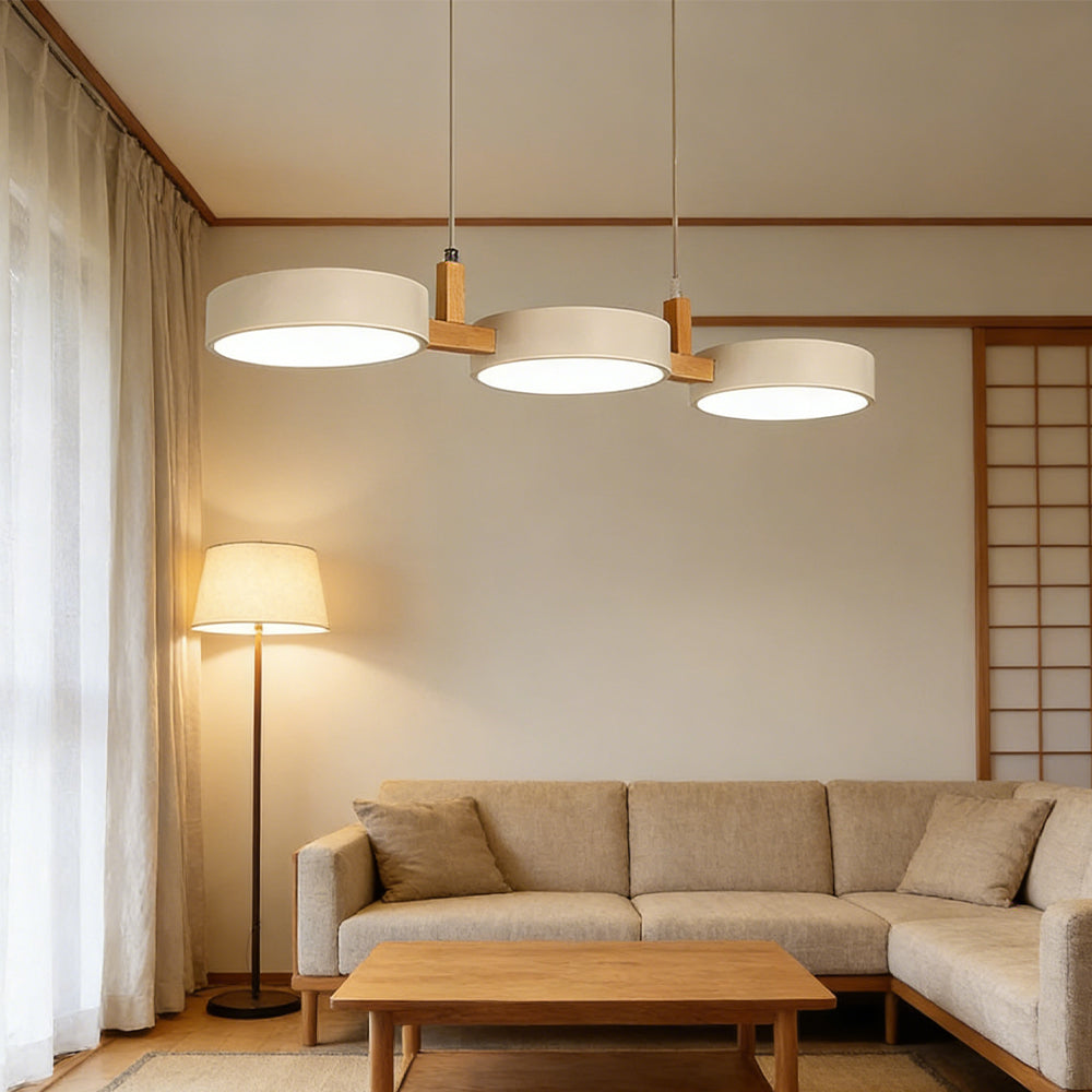 Colorful Metal Pendant Lamp Adjustable Hanging Light