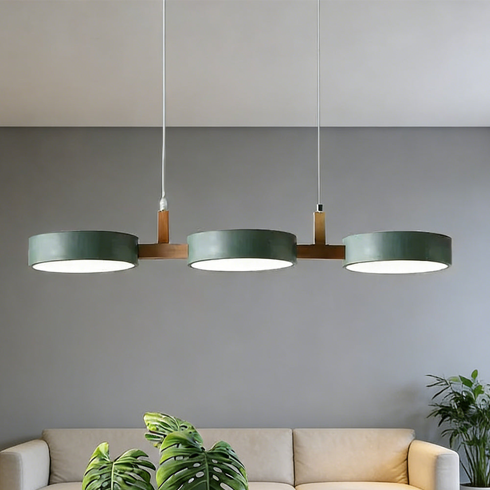 Colorful Metal Pendant Lamp Adjustable Hanging Light