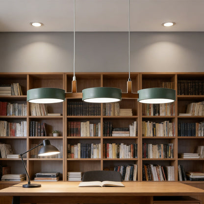 Colorful Metal Pendant Lamp Adjustable Hanging Light
