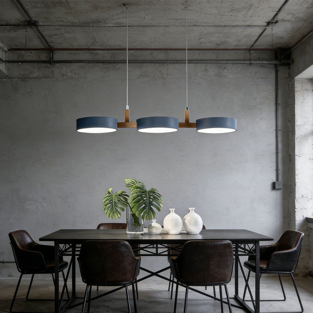 Colorful Metal Pendant Lamp Adjustable Hanging Light