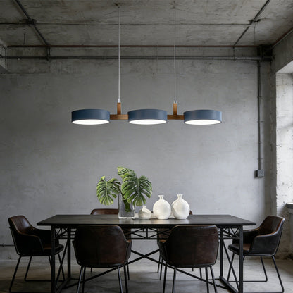 Colorful Metal Pendant Lamp Adjustable Hanging Light