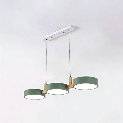 Colorful Metal Pendant Lamp Adjustable Hanging Light