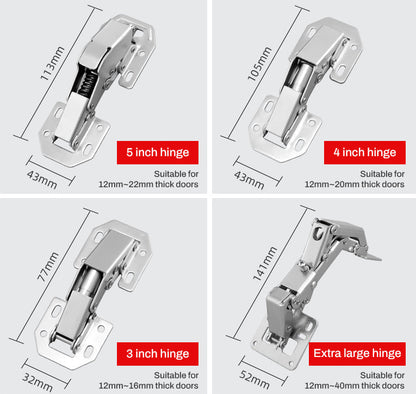 Simple Mount Cabinet Hinges – Easy Fit