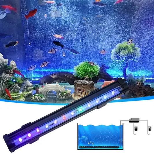 Color Changing LED Aquarium Air Bubbles Light - Cofik