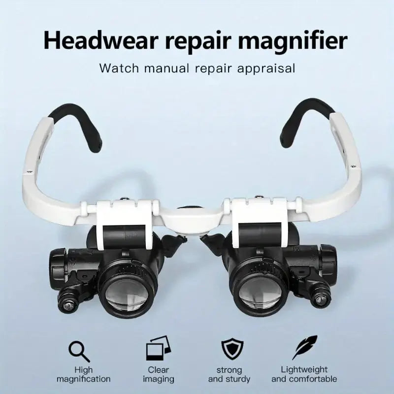 Portable LED Magnifying Lamp with Adjustable Zoom