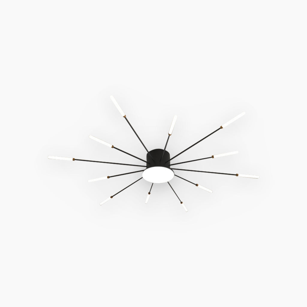 Sleek LED Semi Flush Mount Ceiling Light Fixture