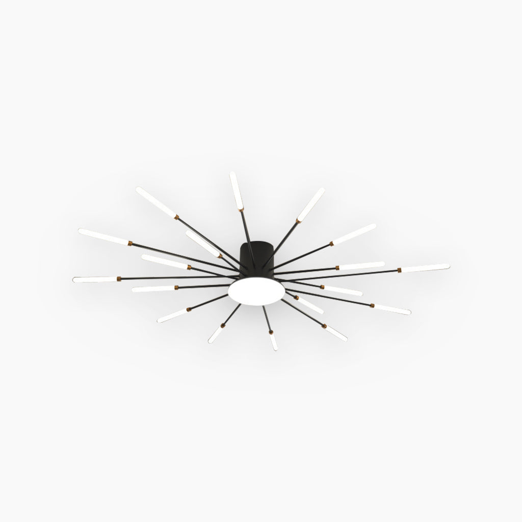 Sleek LED Semi Flush Mount Ceiling Light Fixture