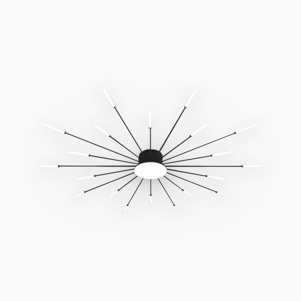 Sleek LED Semi Flush Mount Ceiling Light Fixture