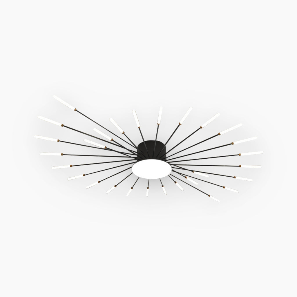 Sleek LED Semi Flush Mount Ceiling Light Fixture