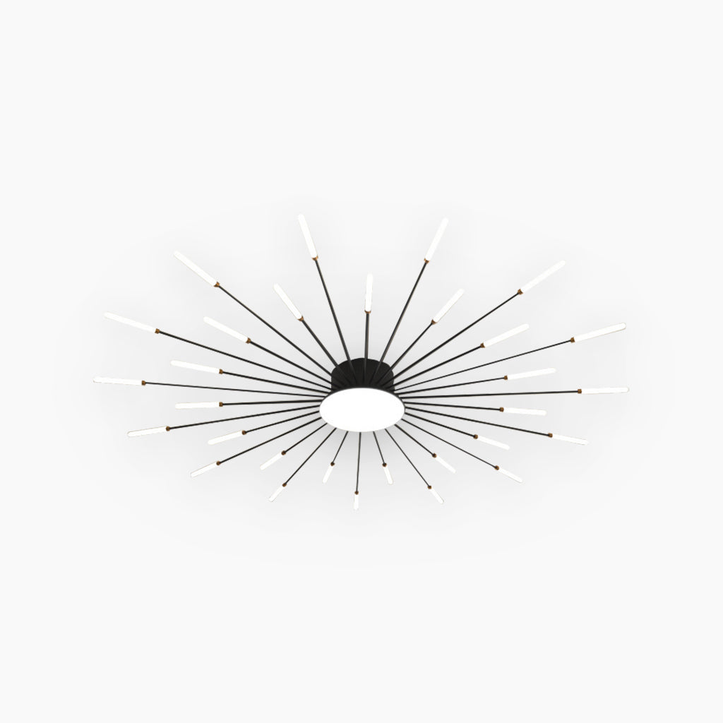 Sleek LED Semi Flush Mount Ceiling Light Fixture