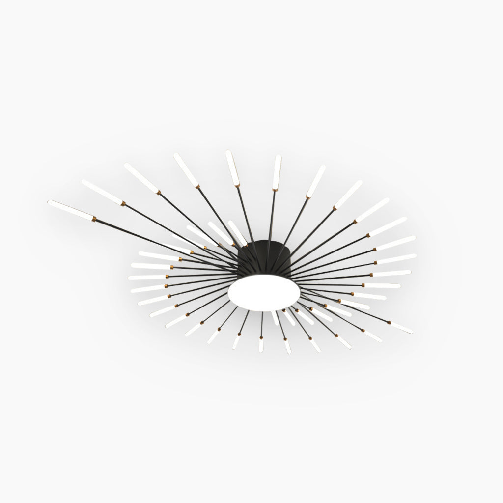 Sleek LED Semi Flush Mount Ceiling Light Fixture