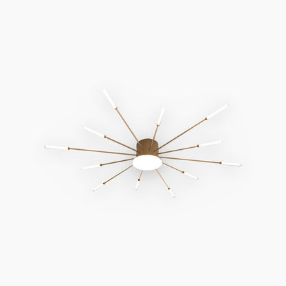 Sleek LED Semi Flush Mount Ceiling Light Fixture