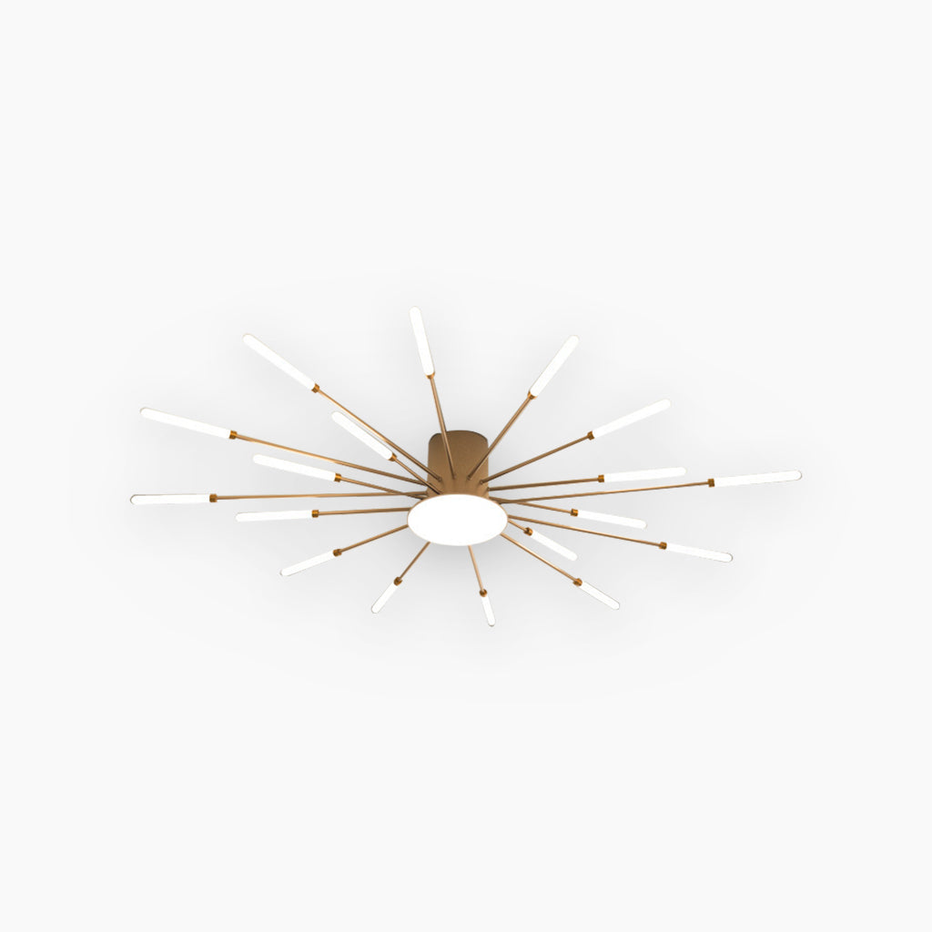 Sleek LED Semi Flush Mount Ceiling Light Fixture