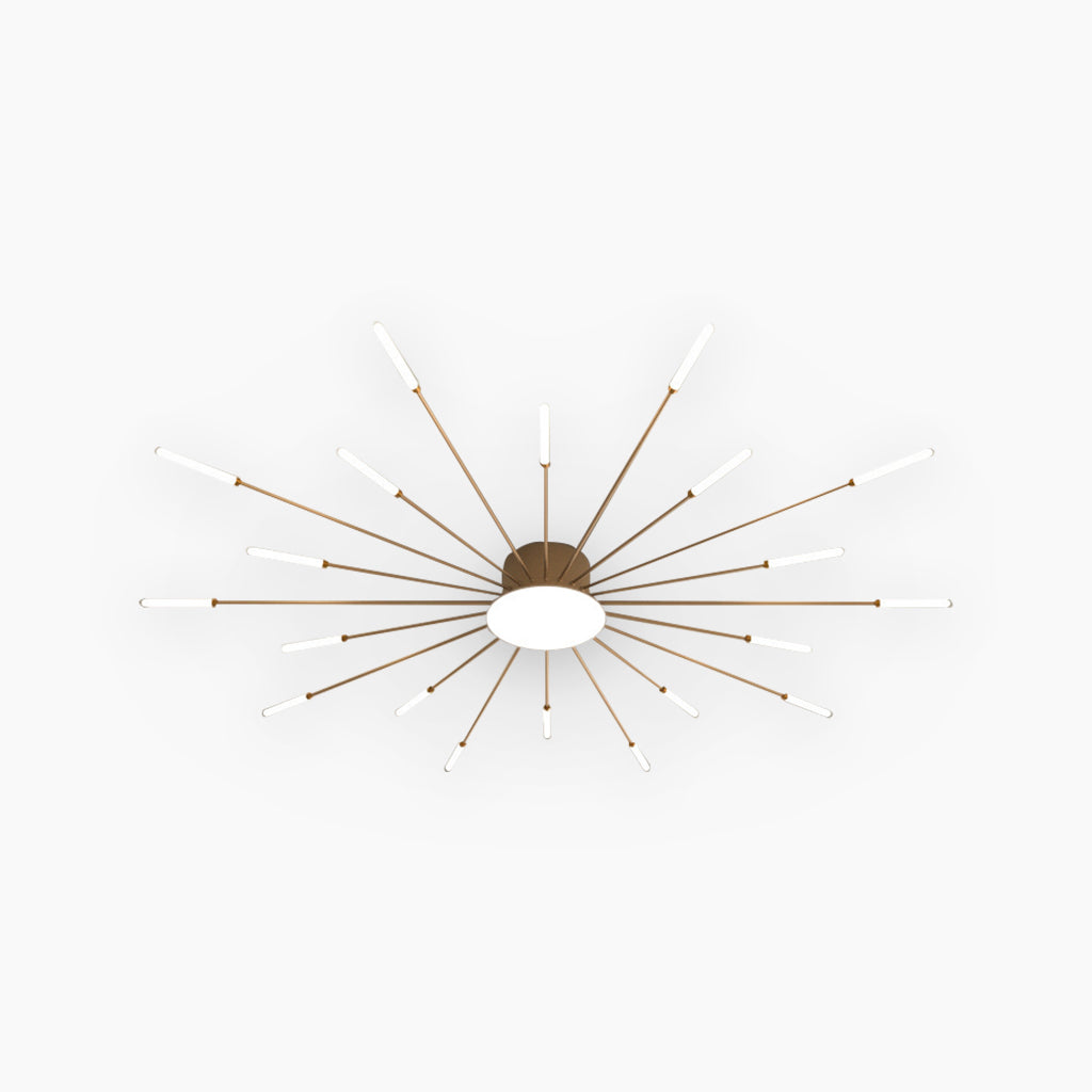 Sleek LED Semi Flush Mount Ceiling Light Fixture