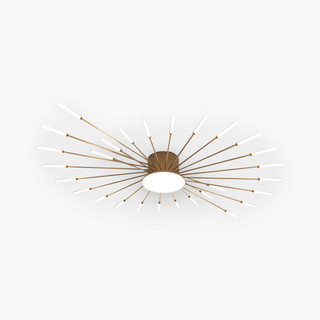 Sleek LED Semi Flush Mount Ceiling Light Fixture