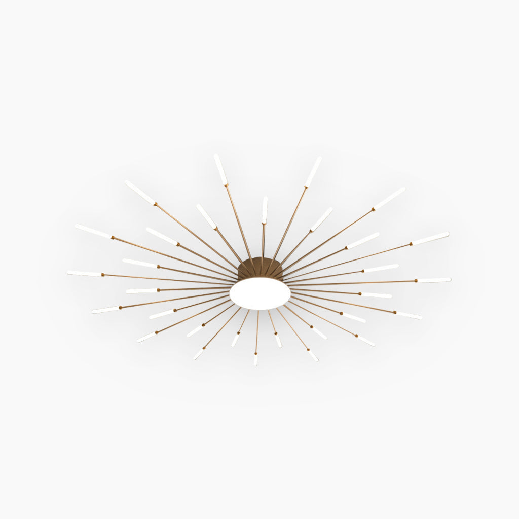 Sleek LED Semi Flush Mount Ceiling Light Fixture