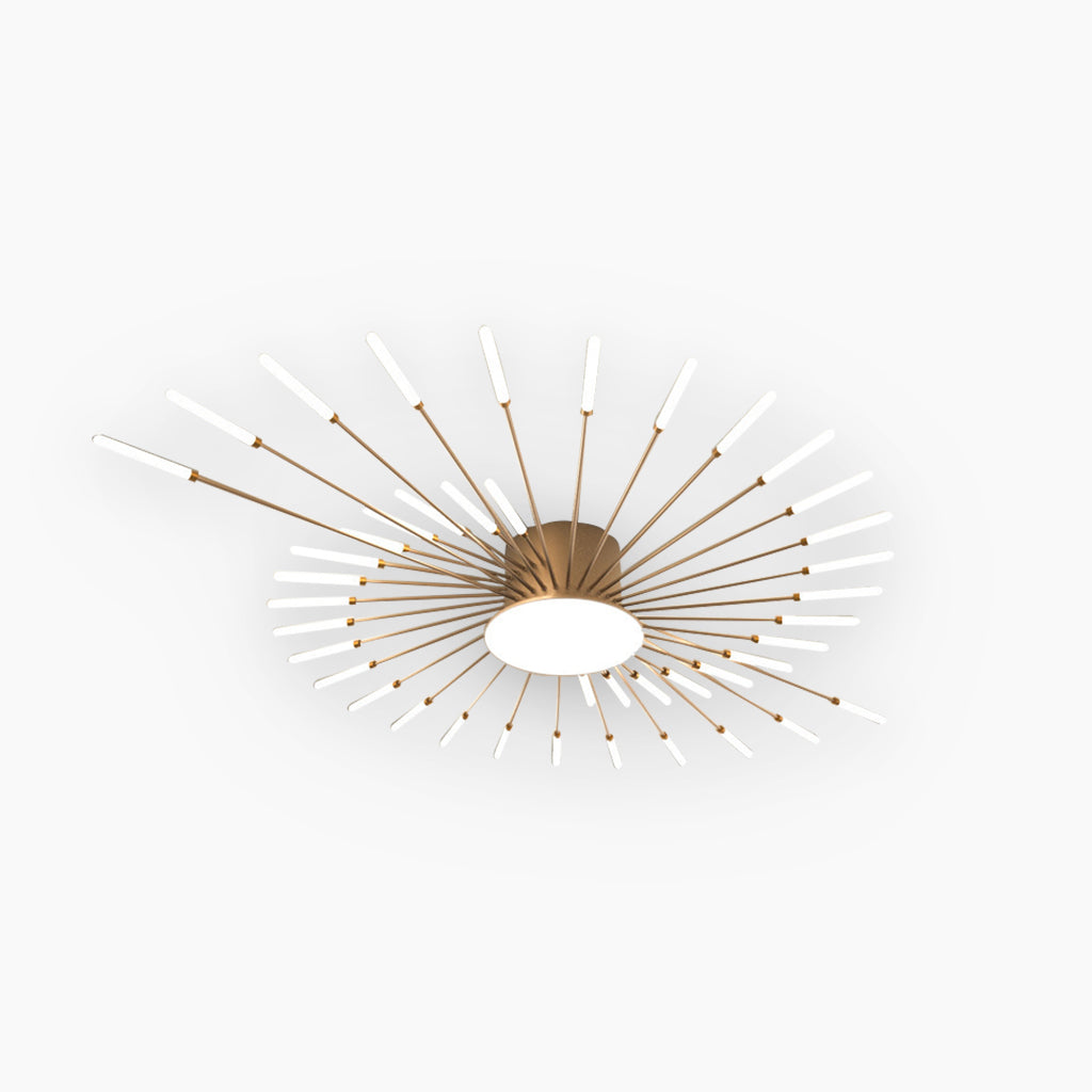 Sleek LED Semi Flush Mount Ceiling Light Fixture