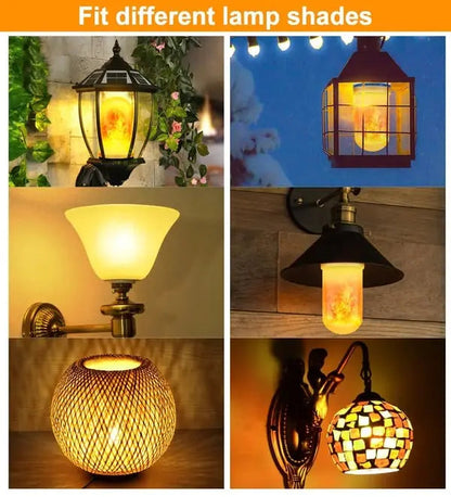 Warm Flicker LED Light Bulb