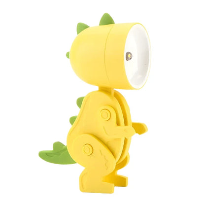 Fun Kids LED Desk Lamp with Colorful Dino Figures
