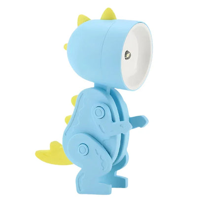 Fun Kids LED Desk Lamp with Colorful Dino Figures