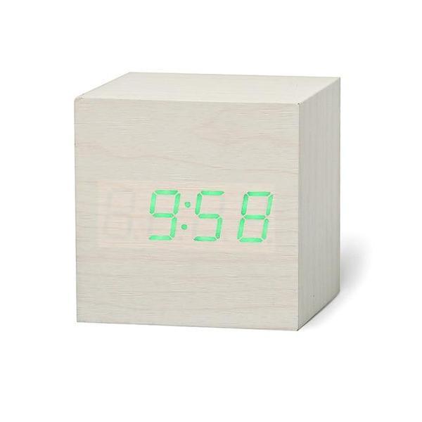 Rustic Wood LED Digital Alarm Clock