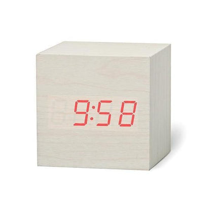 Rustic Wood LED Digital Alarm Clock