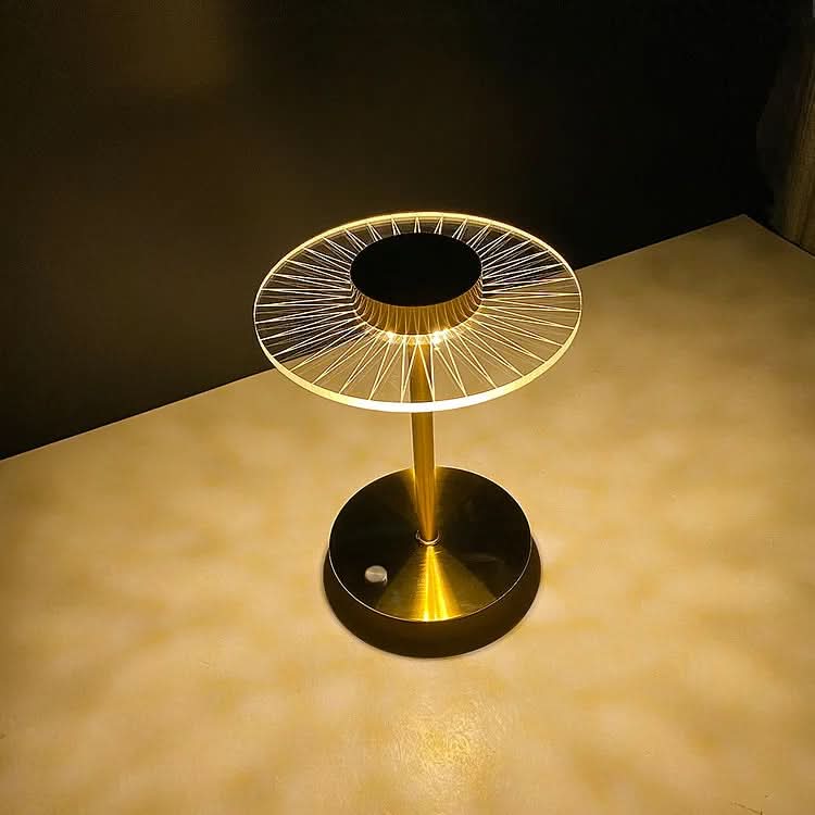 Wireless Charging Crystal Glass Desk Lamp - Cofik