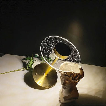Wireless Charging Crystal Glass Desk Lamp