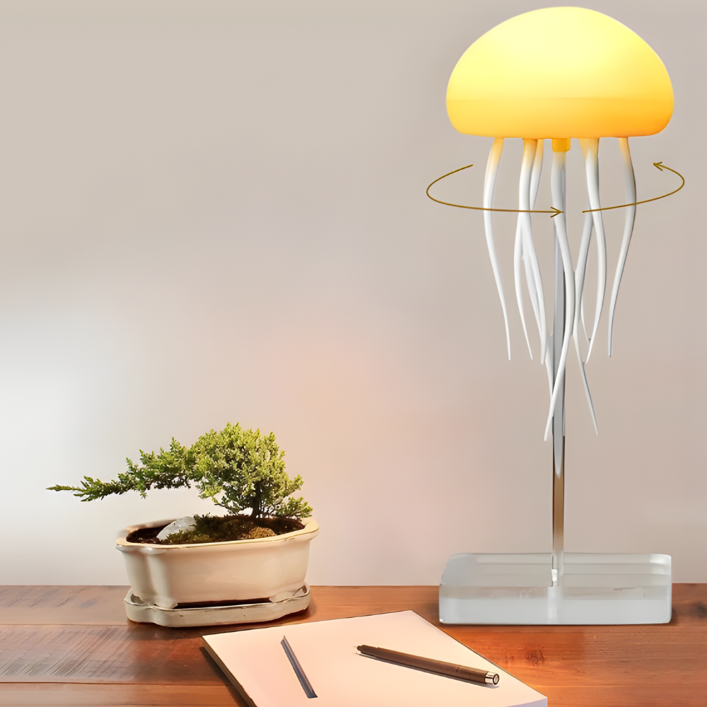 Colorful LED Jellyfish Table Lamp