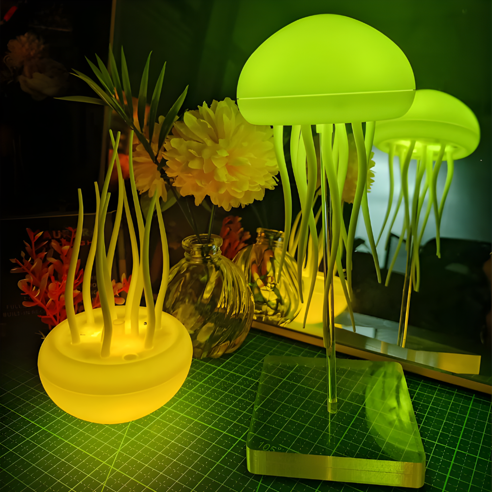 Colorful LED Jellyfish Table Lamp
