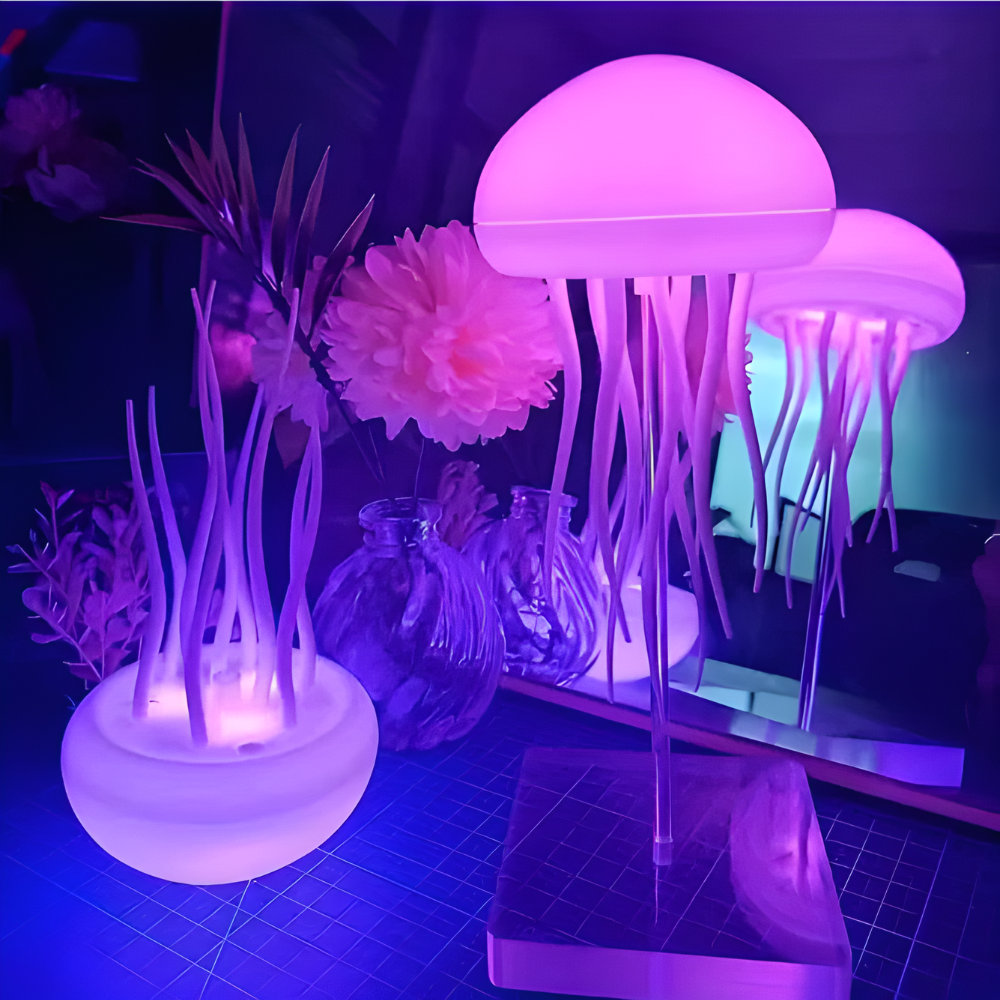 Colorful LED Jellyfish Table Lamp