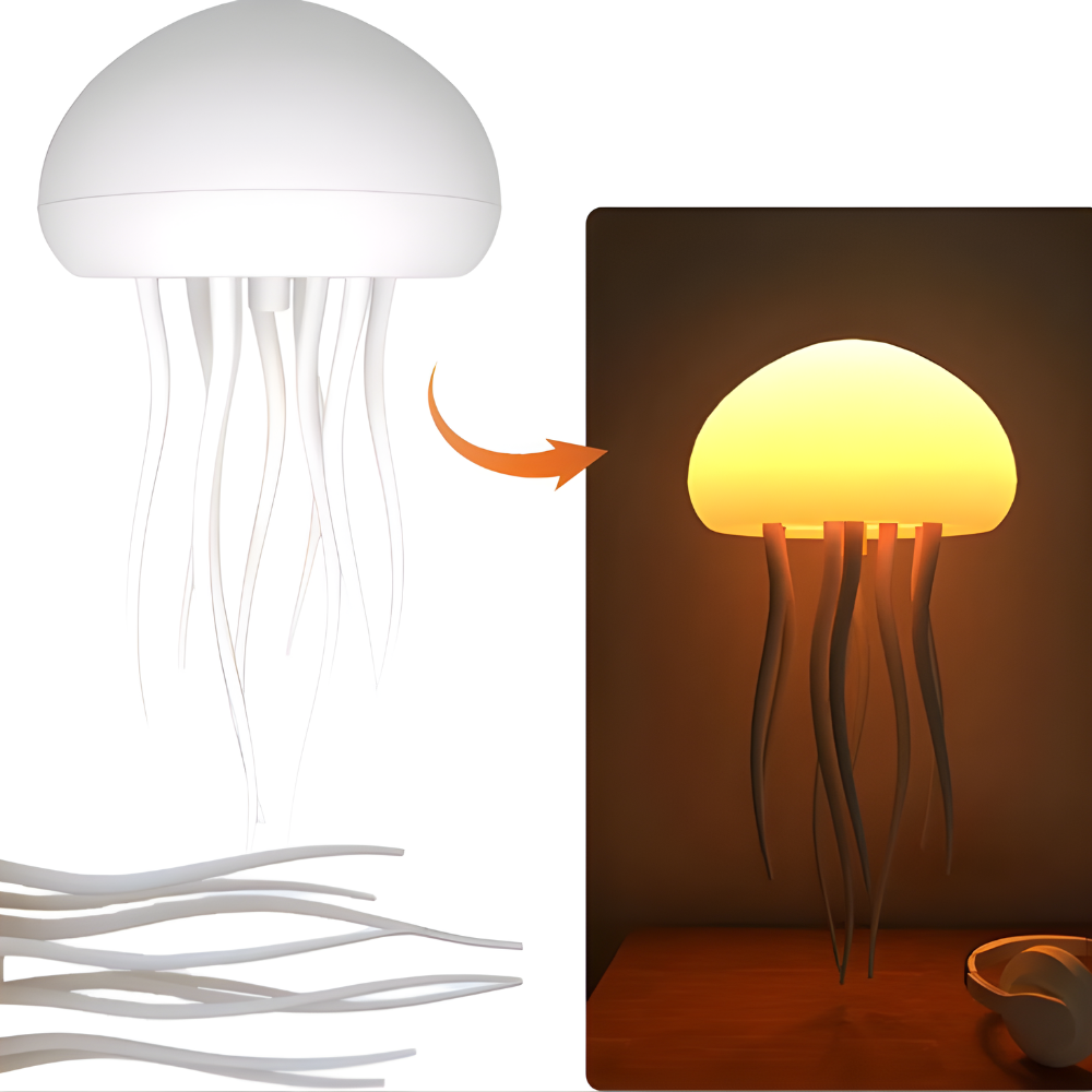 Colorful LED Jellyfish Table Lamp