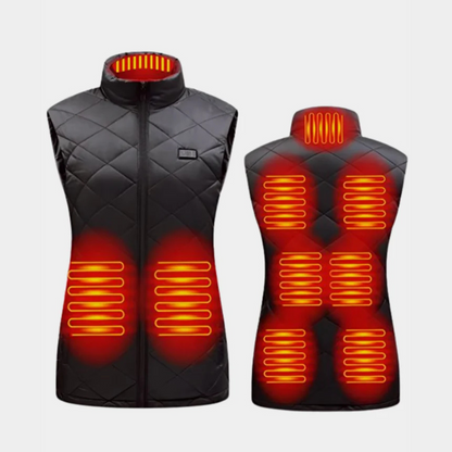 Warm Women's Heated Vest with Dual Heat Control