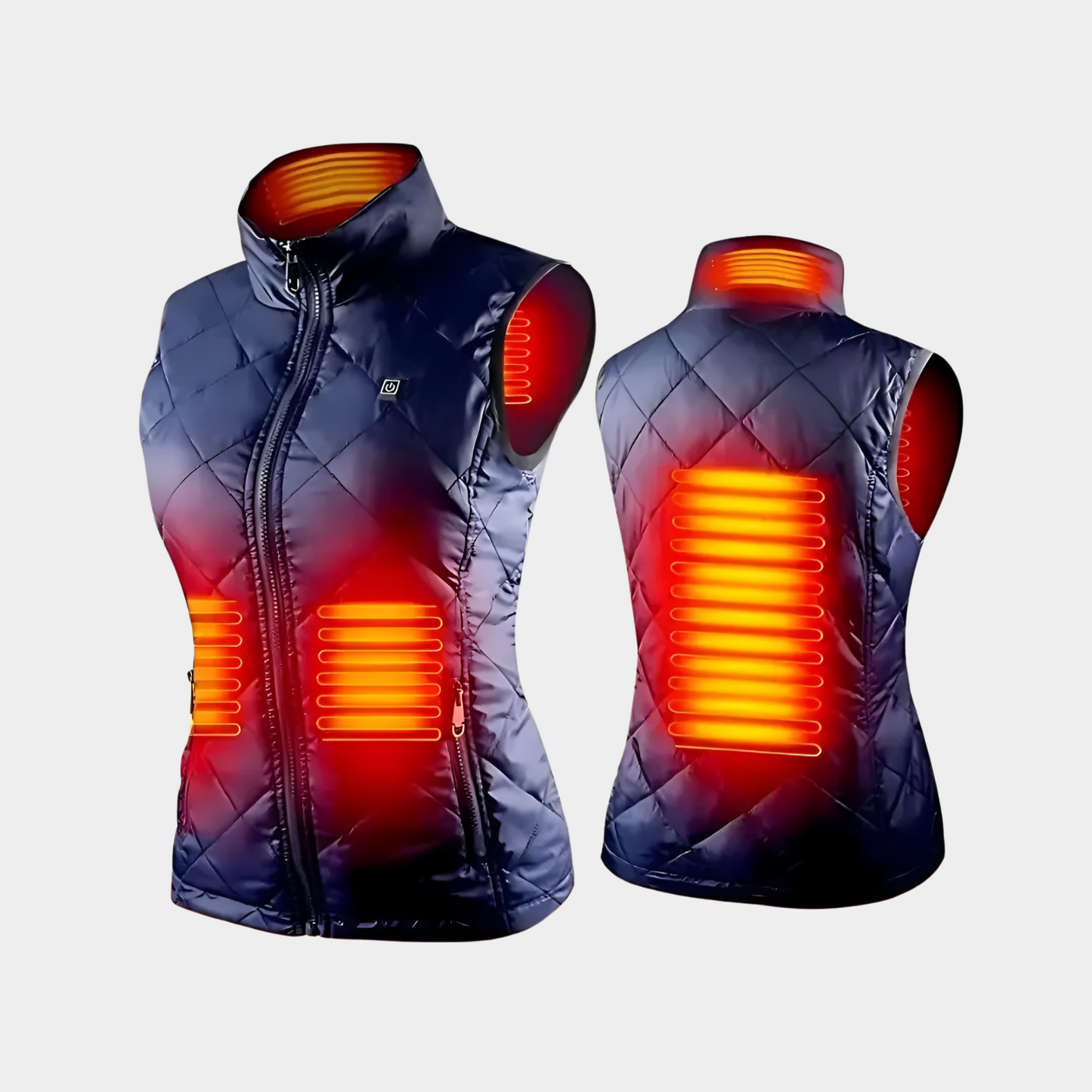 Warm Women's Heated Vest with Dual Heat Control