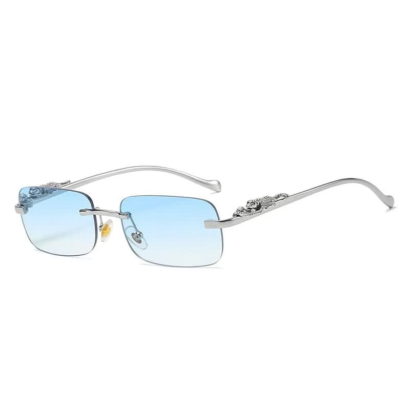 Trendy Leopard Frameless UV Sunglasses