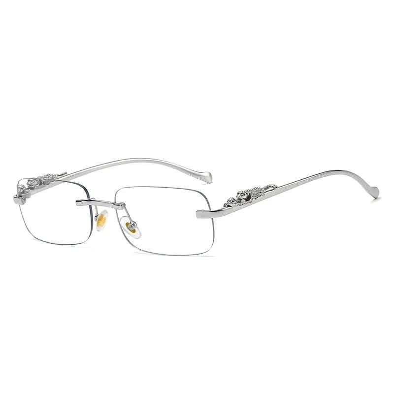 Trendy Leopard Frameless UV Sunglasses