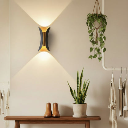 Slim LED Wall Light - Contemporary Remote Control Sconce