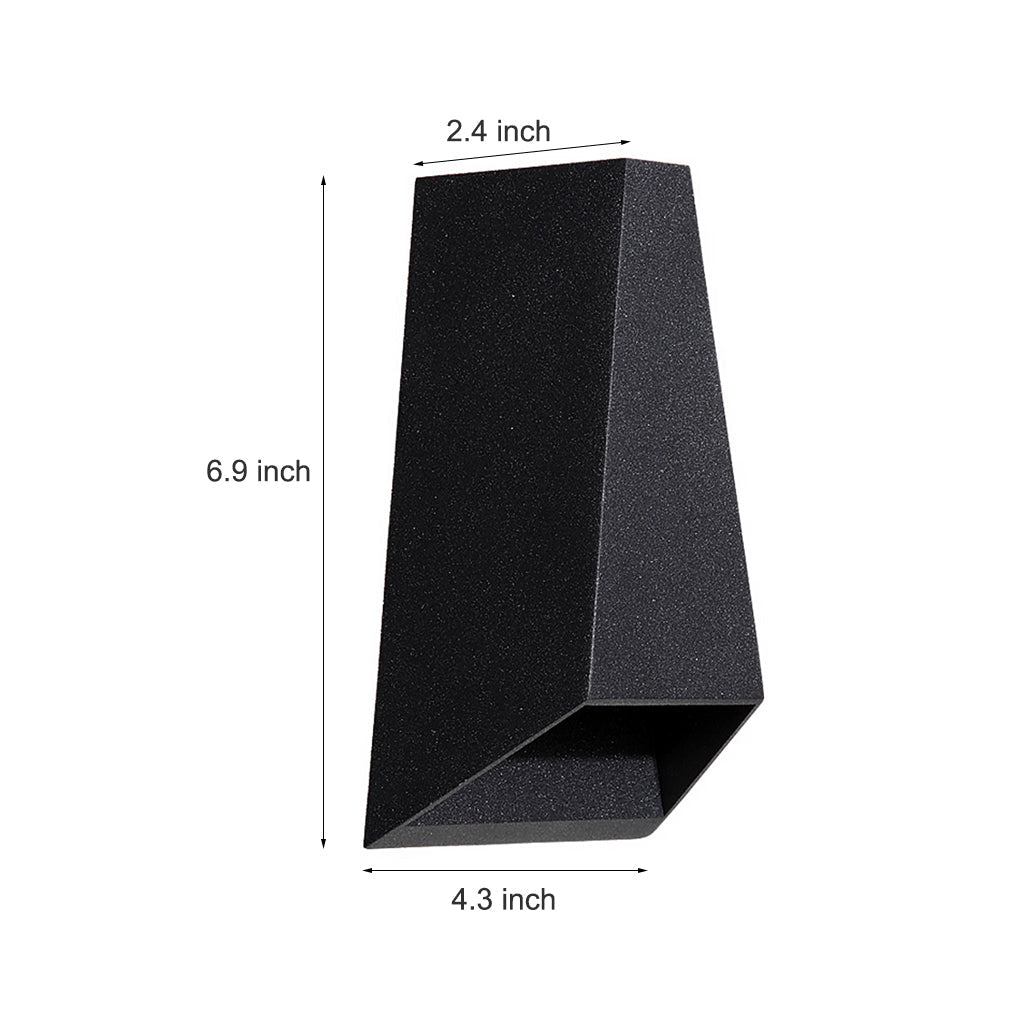 Outdoor LED Contemporary Black Porch Lights