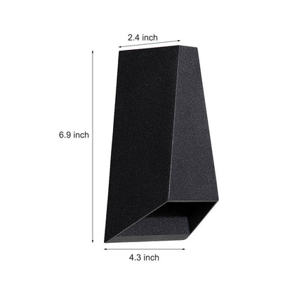 Outdoor LED Contemporary Black Porch Lights