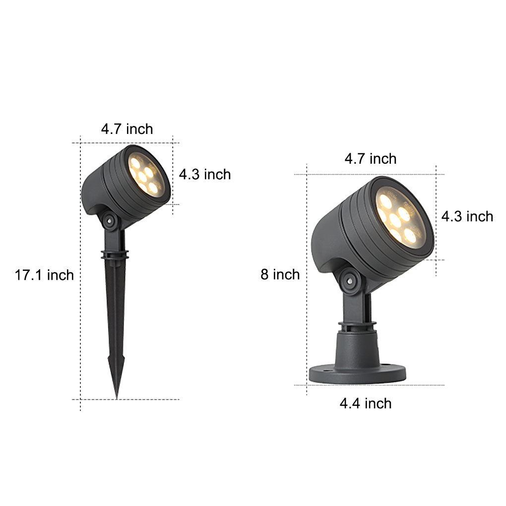 Bright Solar Powered Garden Spotlight LEDs
