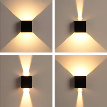 Outdoor Adjustable LED Wall Lights Waterproof Exterior Spotlights