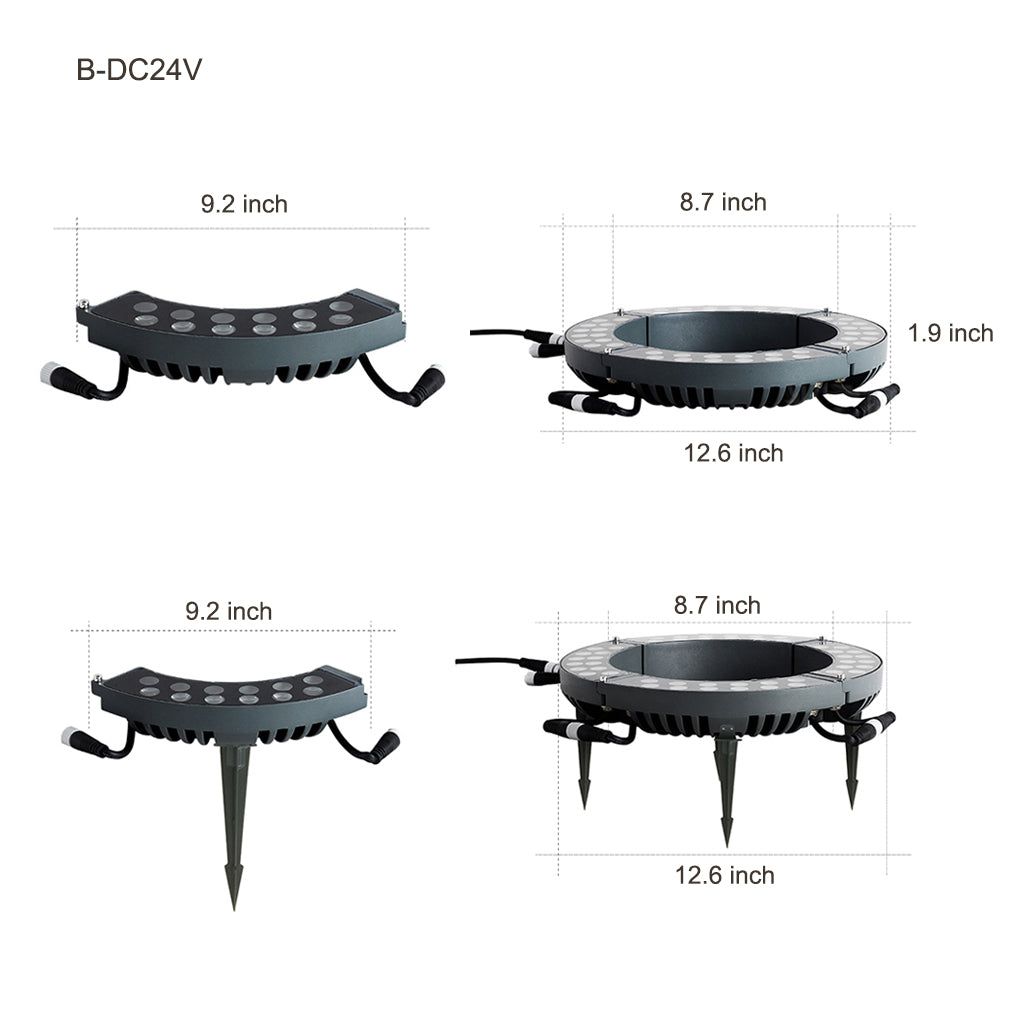 Bright Outdoor Tree Spotlight LED Garden Lights