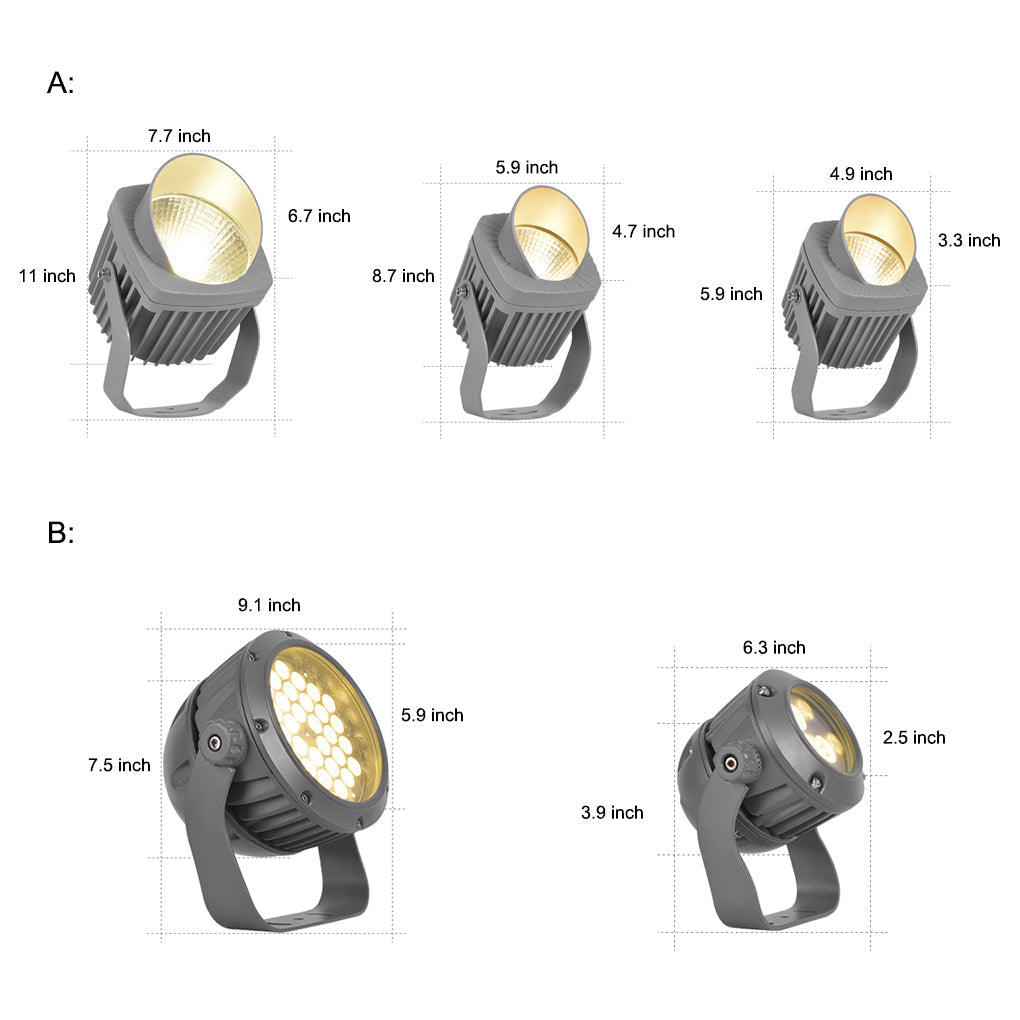 Outdoor Garden Spot Light for Tree Yard Lighting