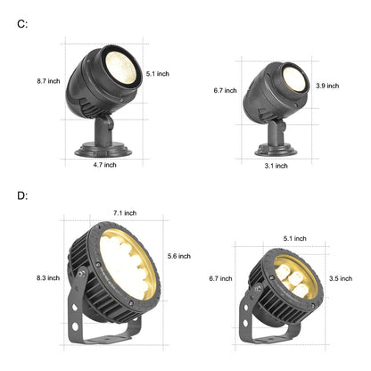 Outdoor Garden Spot Light for Tree Yard Lighting