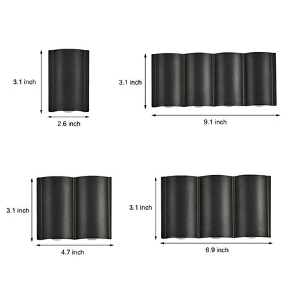 Modern Outdoor LED Wall Sconce Light Waterproof