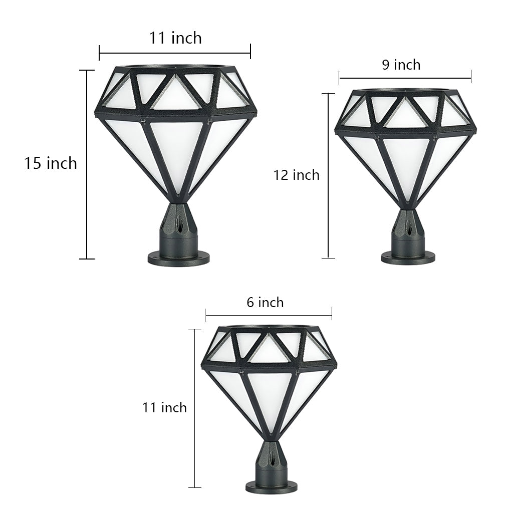 Bright Outdoor LED Post Lights Waterproof Garden Lights