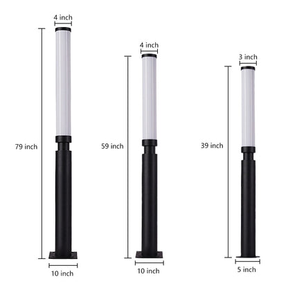 Bright Outdoor LED Garden Pathway Bollard Lights