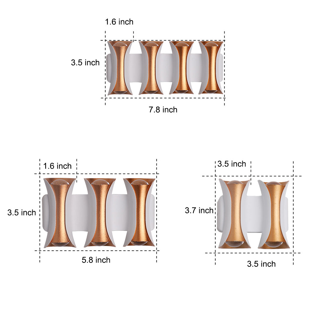 Outdoor LED Wall Light Fixture Waterproof Sconce