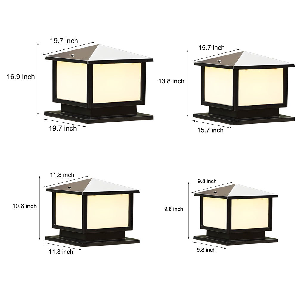 Outdoor Bright Solar Powered Fence Post Lights - Cofik