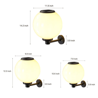 Bright Adjustable Solar Powered Outdoor Wall Lamp